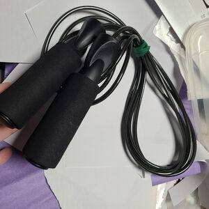 Fitness Exercise Workout Equipment Black Adult Jump Rope